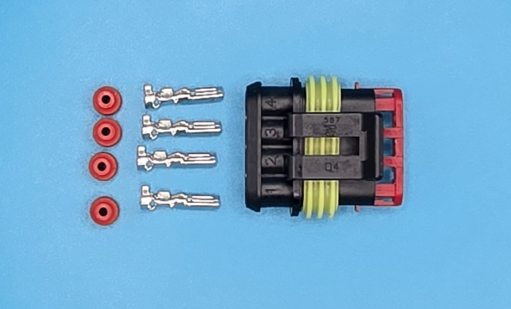 いち様　オーダー AMP 282088-1 | Super Seal 1.5 04 Terminal Plug Connector Kit